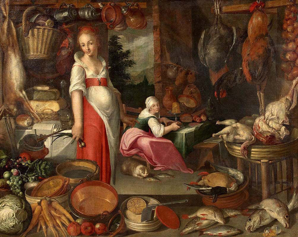 kitchen with Pieces Cook and Kitchen Maid